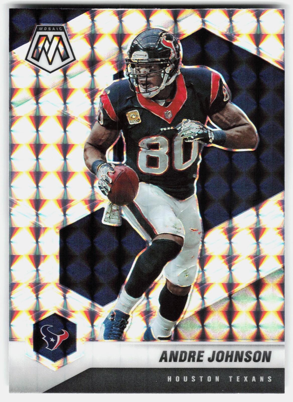 2021 Panini Mosaic Prizm Andre Johnson #89 Houston Texans