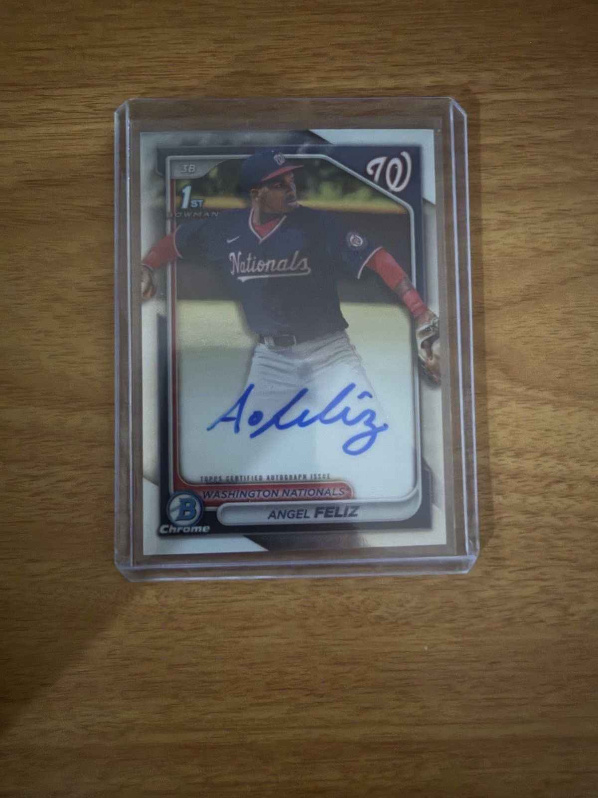 2024 Bowman Chrome - Prospect Autographs Angel Feliz #CPA-AF (AU, RC)