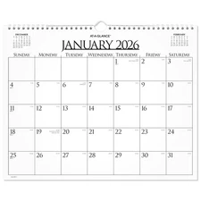 AT-A-GLANCE 2026 Wall Calendar, Monthly, 15" x 12", Medium, 15"W x 12"H
