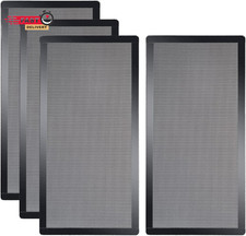 4 Pack 280X140Mm PC Case Dust Mesh Filter, Magnetic Frame Computer Fan Dust Me