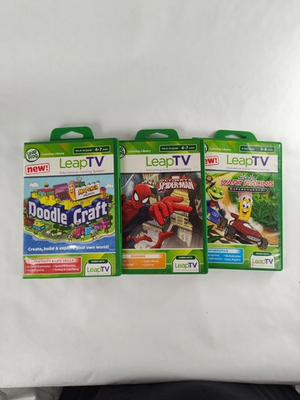 #ad #ad LeapTV LeapFrog Games 3 8 Years for Leap TV Learning System Dora Kart Sophia $20.33