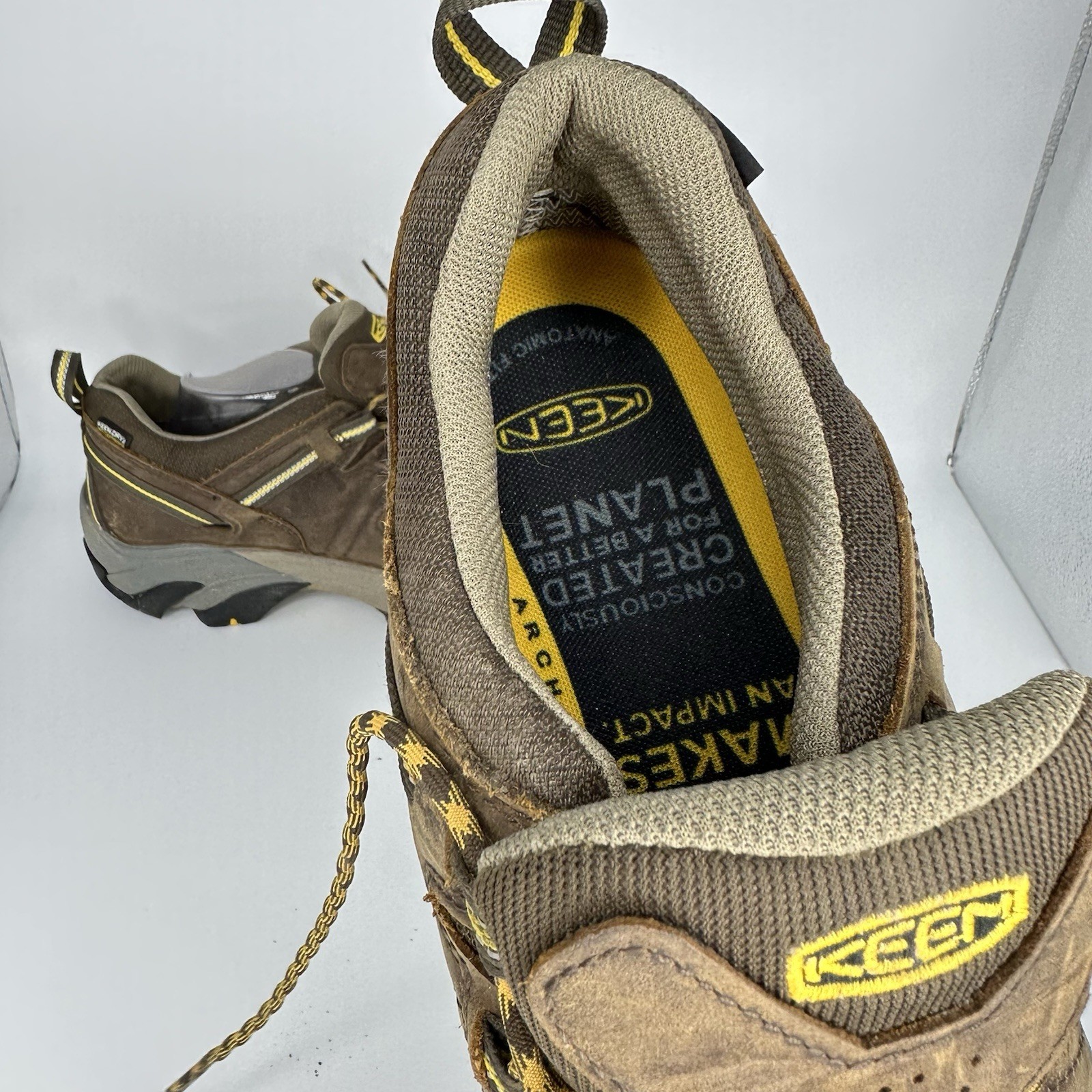 Scarpe sneakers Keen Targhee II impermeabili da trekking uomo 13 US marroni 1008417