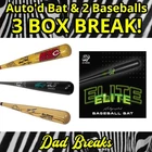 LOS ANGELES DODGERS autographed Hit Parade Bat + 2 signed Baseball: 3 BoxBreak