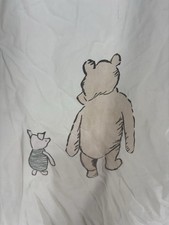 Pottery Barn Kids Classic Pooh 100 Organic Cotton Toddler Crib Fitted Sheet