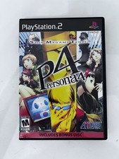 Shin Megami Tensei Persona 4 PS2 PlayStation 2 Complete w/ Manual & Bonus Disc