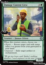 MTG Damage Control Crew [SPM - 99] LP Foil