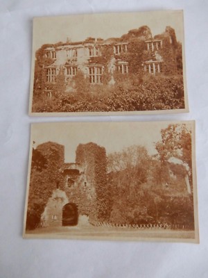Berry Pomeroy Castle 30er Jahre Foto Original Authentic Item 80x60mm Sepia A