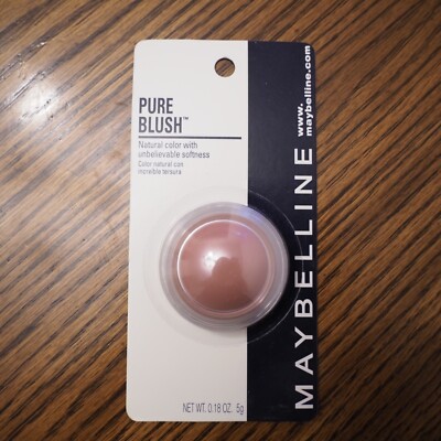New MAYBELLINE Pure Blush Natural Color With Unbelievable Softness 0.18 oz