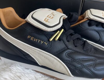 NEW Avanti VL Rihanna + Puma CLEAT Fenty Black White Gold