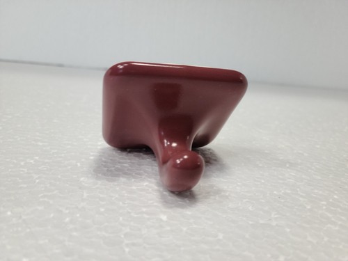 Purple Mauve Ceramic Robe Hook Towel Hanger Mid Century Modern Classic Color 343 - Picture 24 of 24