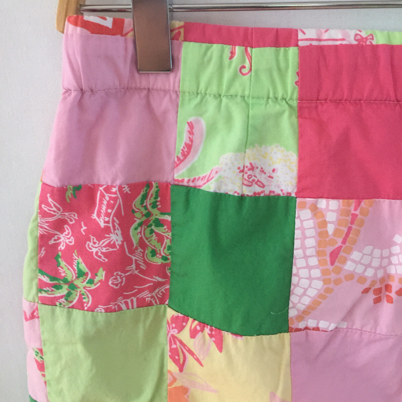 Lilly Pulitzer Patchwork Skirt Lined Multicolor -… - image 3