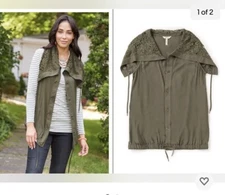 Matilda Jane Ambitious You Vest Womens Size Large Choose Your Own Path Fall 2018