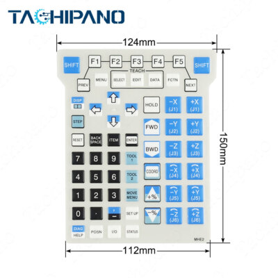 1x for MHE2 Teach Pendant Protective Film Membrane Keypad