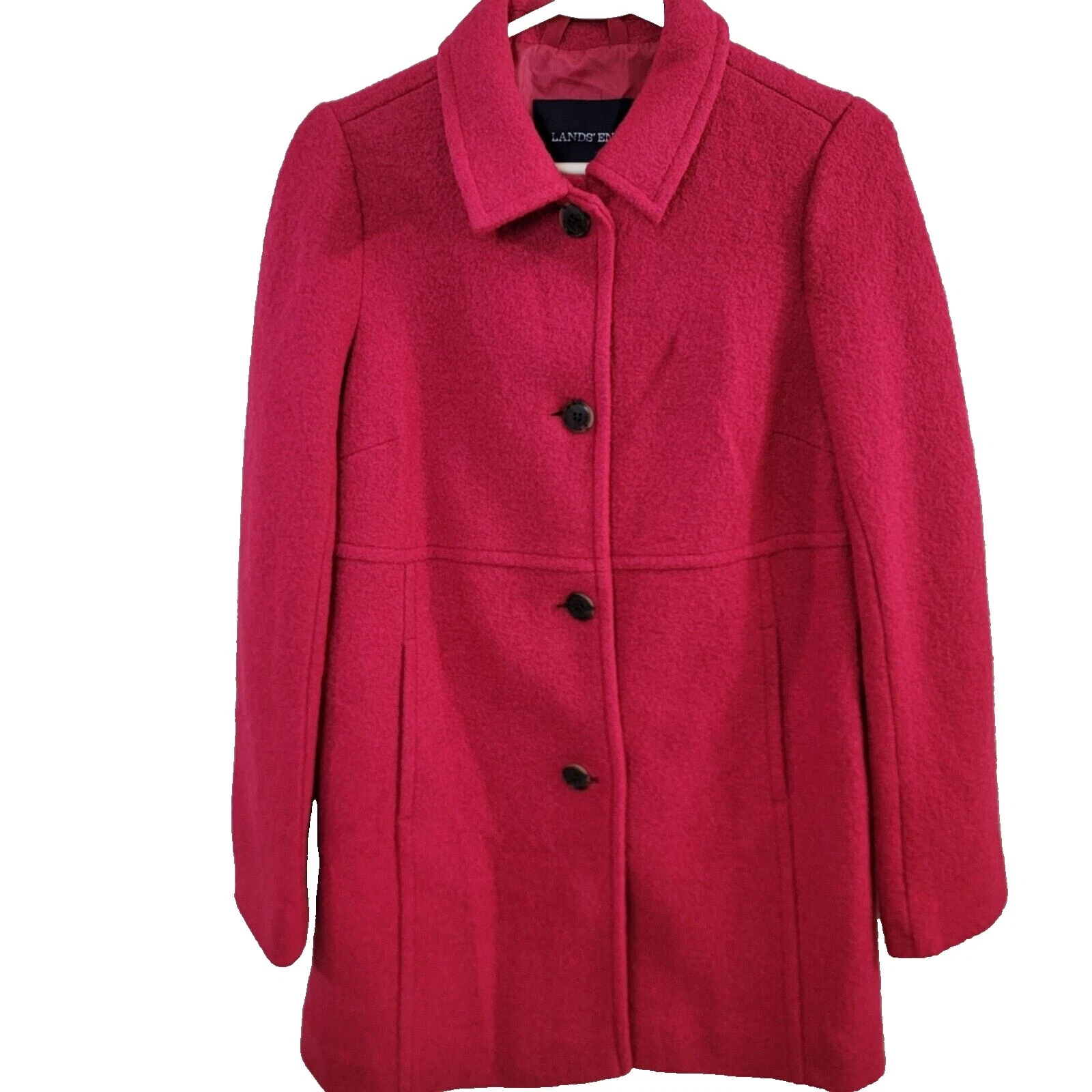 Lands' End Pea Coat Regular Size Coats, Jackets & Vests for Women