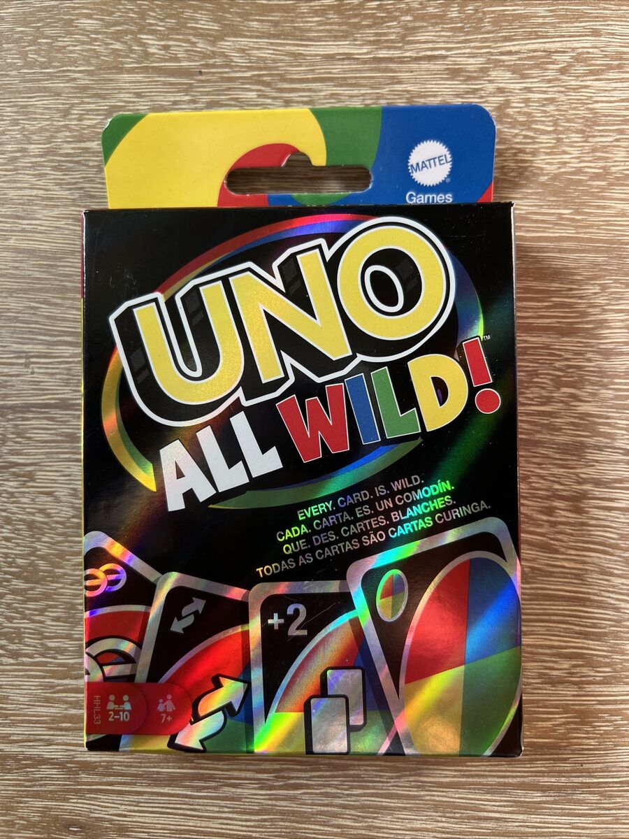 Mattel games Uno All Wild Card Game Multicolor