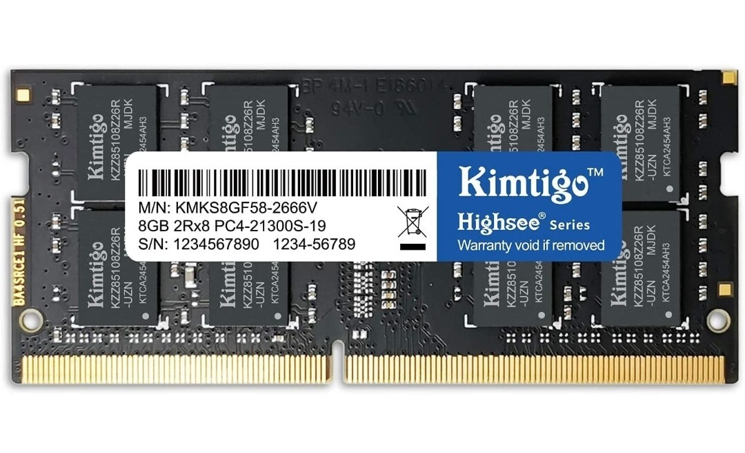 Kimtigo Sodimm 4gb Kimtigo DDR4 8GB Laptop Ram 2666MHz PC4-21300