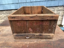 Rare Antique Ellis D Atwood Cranberries Crate Box Dated 1940 Edaville Railroad