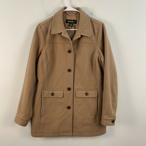 Eddie Bauer Womens Large Wool Jacket 