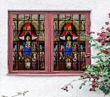 3D Queen Child A884 Window Film Print Sticker Cling Stained Glass UV Sinsin