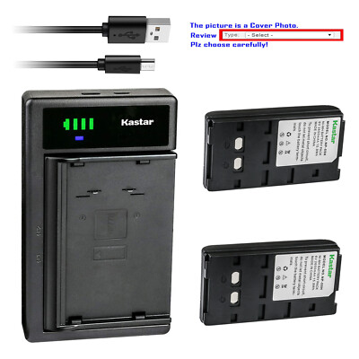 Kastar LED Charger Battery for Sony CCD-TR36 CCD-TR380E CCD-TR385E CCD-TR4