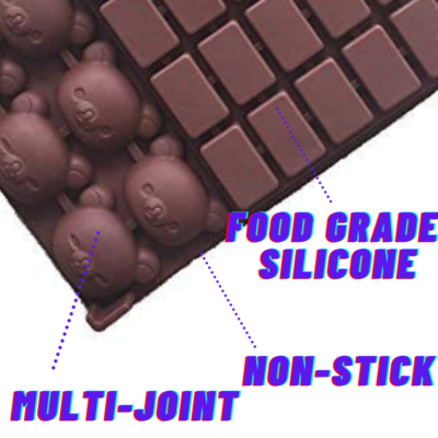 Stampo Orsetto Silicone Stampo In Silicone Per Dolci A Forma Di Orso - Perfetto Per Cioccolato, Caramelle E Decorazioni Stampi Silicone Orsetti - Foto 3