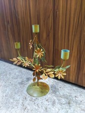 3 Kerzenhalter Aus Geriffeltem Glas – Grünes Set Für Tischdekoration, Hochzeit & Dinner, Hitzebeständig