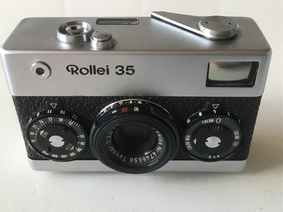 フィルムカメラ Rollei 35 Made in Germany VINTAGE ROLLEI 35 HONEYWELL SILVER 35 MM CAMERA TESSAR 1:3.5