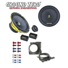 Ground Zero Auto SPL Lautsprecher System 16,5cm für VW Polo (6N) Türen vorne