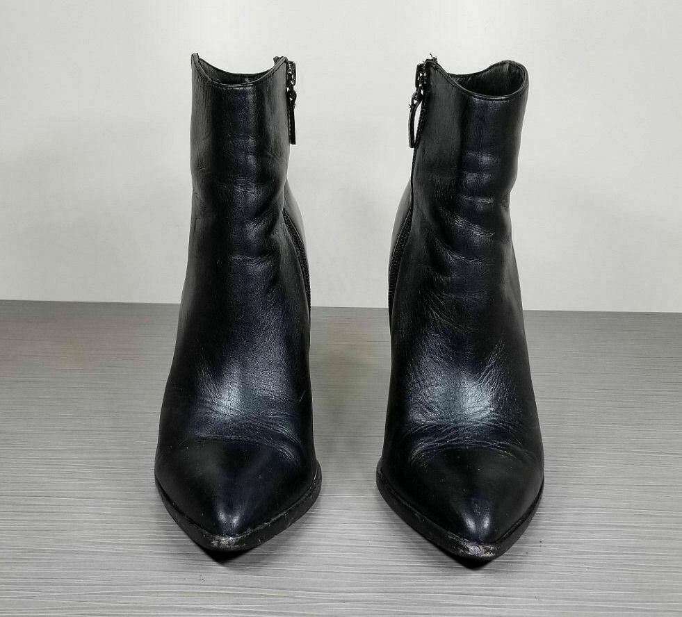 Halogen Bergen Pointed Toe Boot, Black Leather, W… - image 2