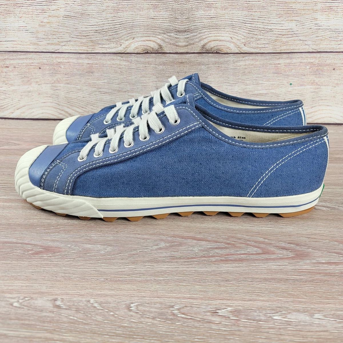 PF Flyers Grounder Shoes Men s Size 14 Denim Athletic Posture