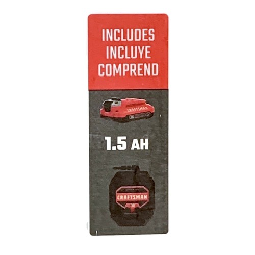 CRAFTSMAN CMCD713C1 V20 20V 1/2-inch Brushless Cordless Drill/Driver Kit - Picture 4 of 4