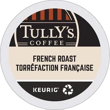 Tully's Coffee French Roast K-Cup Portion Pack for Keurig K-Cup Brewers 24-Co...