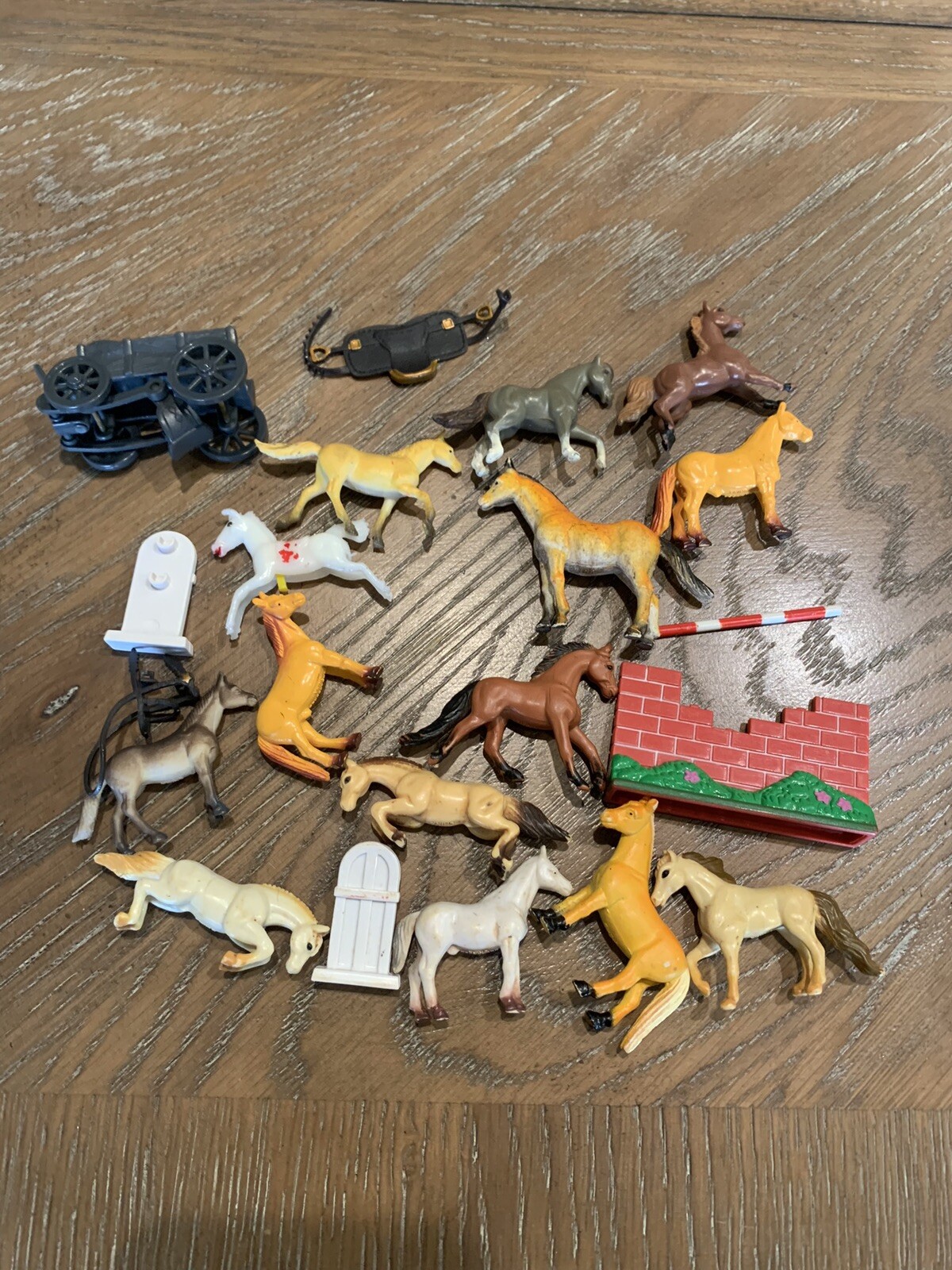 Vintage Miniature Toy Horse Figures Plastic Small Horses eBay