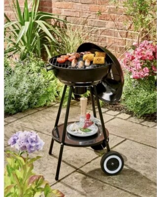 Expert Grill 43 cm Kugel Holzkohlegrill Kochen Sommer Outdoor Garten Party BBQ