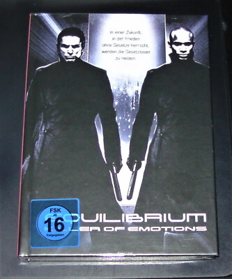 EQUILIBRIUM LIMITIERTES NUMMERIERTES MEDIABOOK COVER A BLU RAY + DVD NEU & OVP