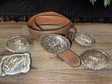 Nocona Young Cowboy/girl Belt With Nocona Buckle  Buckle Bundle Mexico  Taiwan