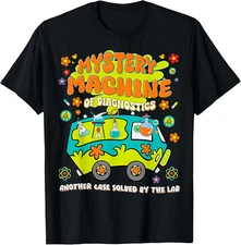 Med Lab Tech Lab Week 2025 Mystery Machine of Diagnostics T-Shirt