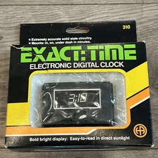 VTG Hollywood Accessories 310 Exact: Time Electronic Digital Clock Made in USA!