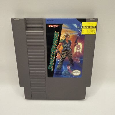 Snake's Revenge (Nintendo Entertainment System, 1990) NES 