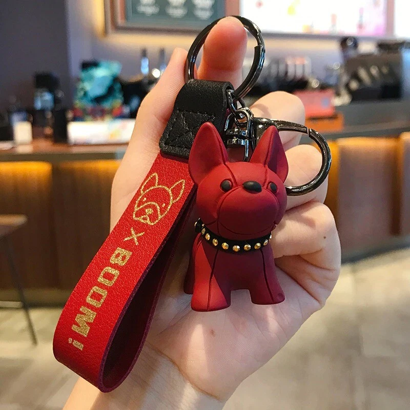 Cute and Stylish LV French Bulldog Keychain Doll.