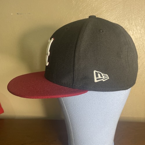Alabama Crimson Tide Hat Mens Cap New Ear 59 Fifty Sz 7 Fitted EUC - Picture 4 of 7