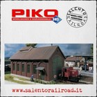 Depósito de escala H0 PIKO para modelismo ferroviario