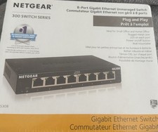Netgear 8 Port Gigabit Ethernet Unmanaged Switch GS308