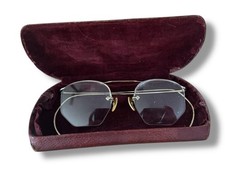 Rare Vintage Gold 12k Glasses With Original Case
