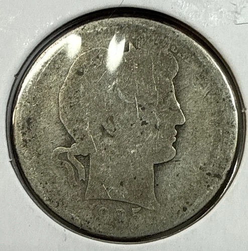 1905 Silver Barber Quarter