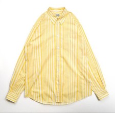 Hermes Striped Long Sleeve Shirt Yellow White...