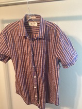 M/L Munsingwear Original Penguin retro Classic fit button up stripe shirt