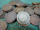 Roll of 50 Indian Head Cents MIXED DATES 20 Are PRE 1900  50 Indian Head Pennies