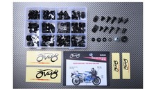 Kit Visserie Carénages spécifique Noir Pour SUZUKI GSXR GSX-R 600 SRAD 1997-00