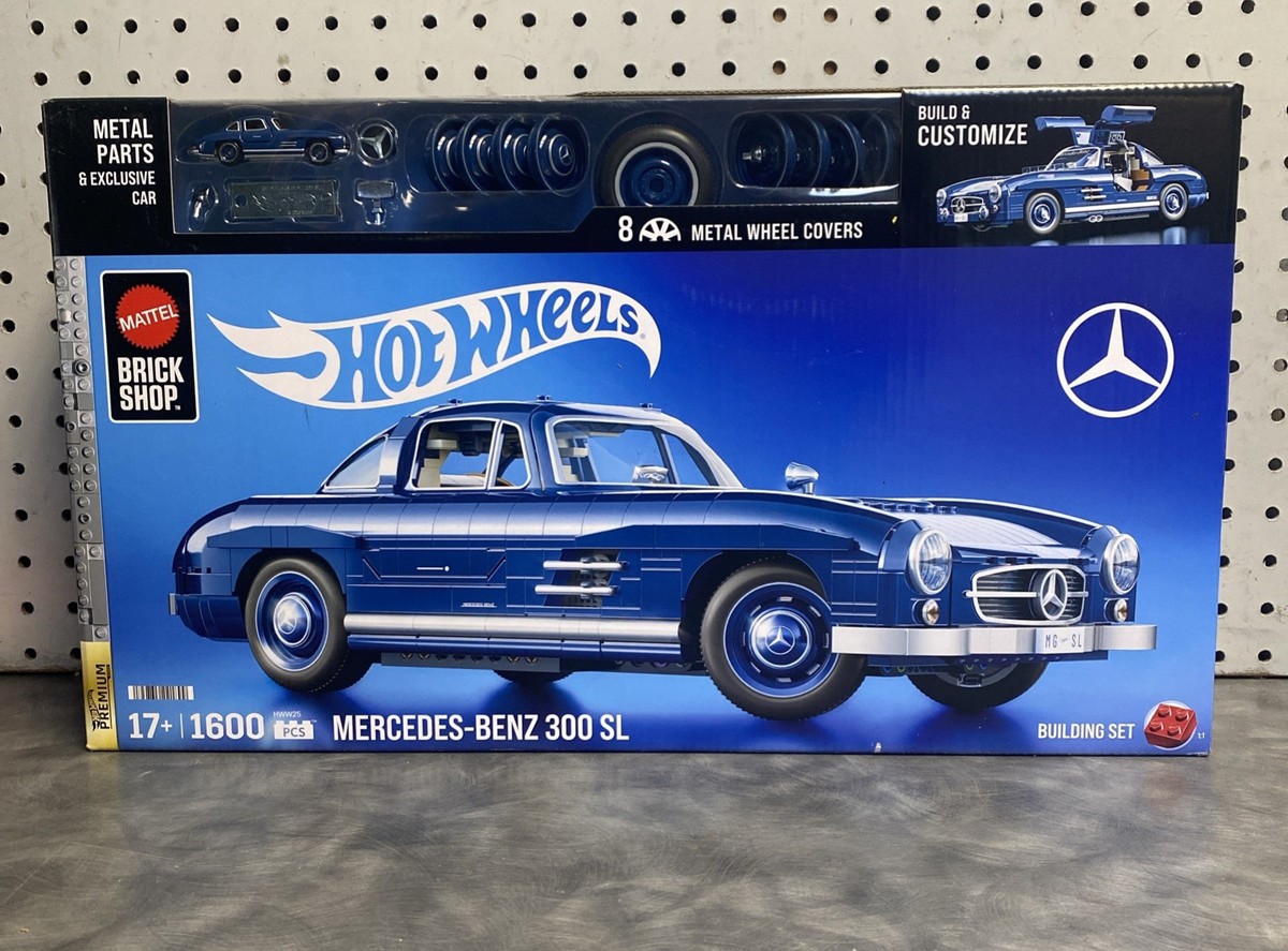 Mattel Brick Shop Hot Wheels - Mercedes-Benz 300 SL - 1600